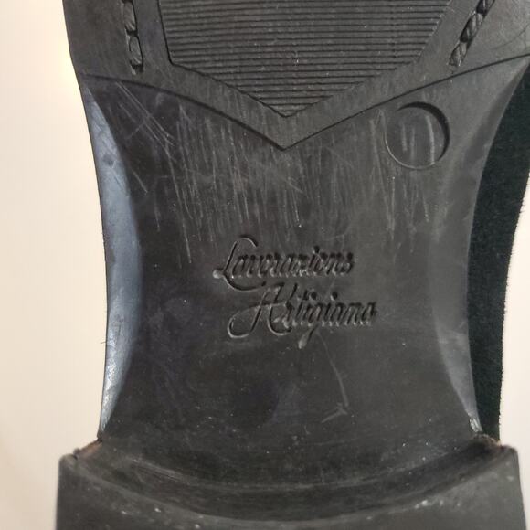 La Canadienne Sara Waterproof Suede Leather Chelsea Ankle Boots Womens 9 Black - Picture 9 of 12